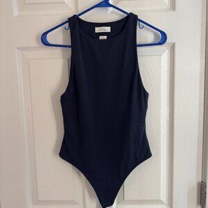 Aritzia Babaton Contour '90s Bodysuit in navy, size small